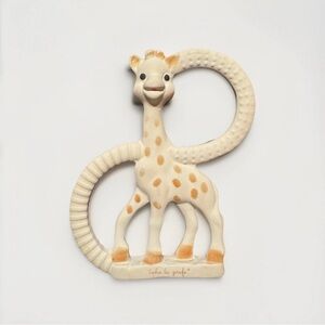 Sophia La Girafe Teething Ring Giraffe Natural Rubber Baby Toy Jungle Sensory